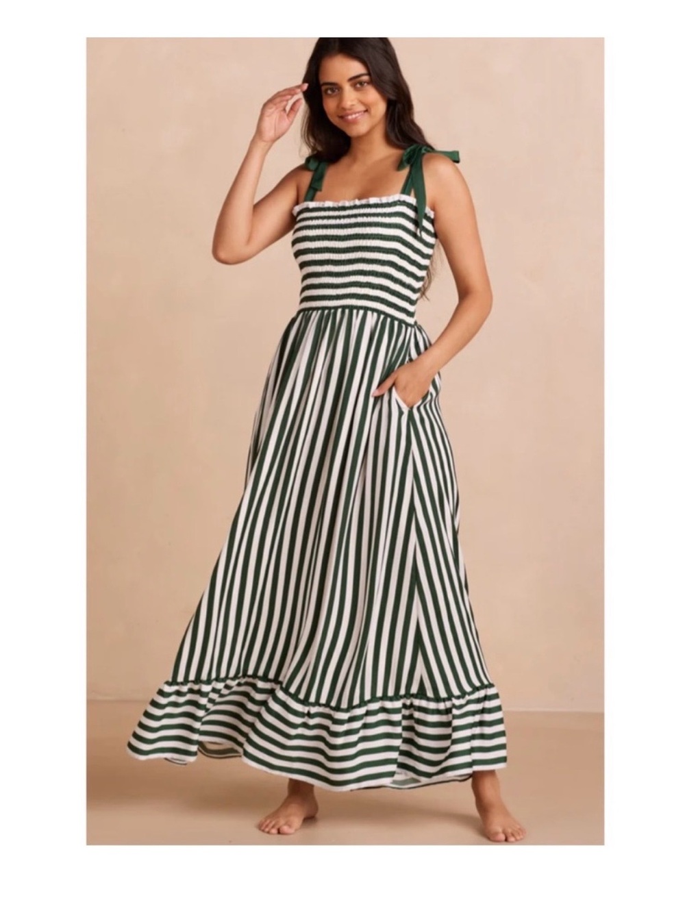Summersolt The Luxe Smocked Maxi Dress Size Small